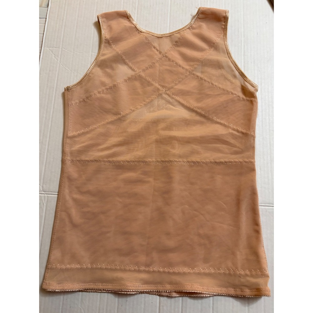 Kymaro New Body Shaper Tank Top Large Beige Compression Mesh Posture Camisole